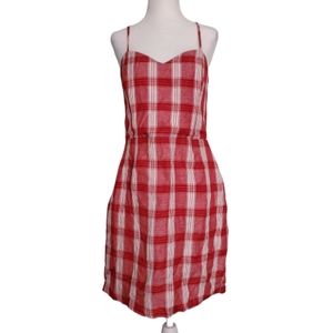 NWT Bardot Red Plaid Dress